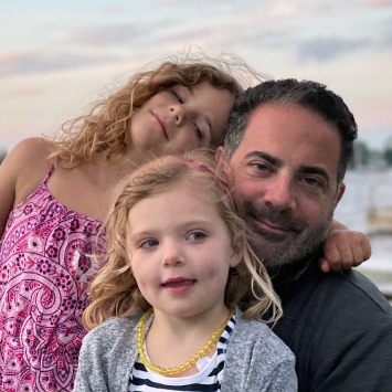 Marc with daughters