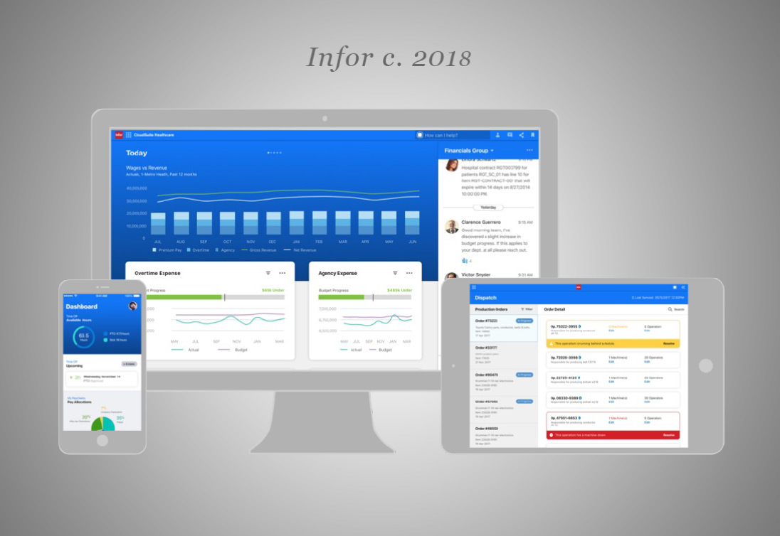 Infor software after 2018