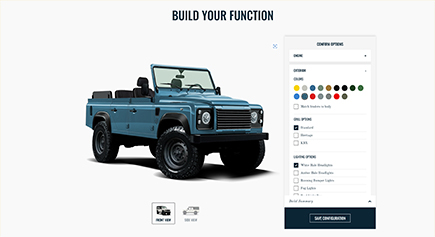 Function car configurator